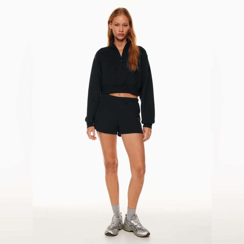 TNA Aritzia Cozy Fleece Perfect 3" Short in Black